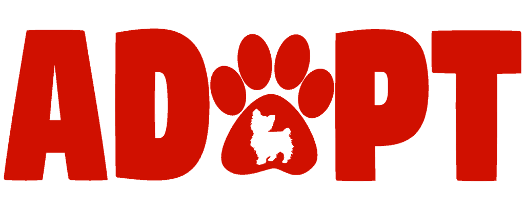 adopt banner in red and white