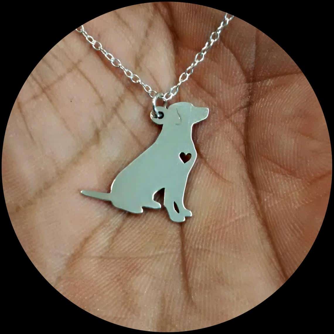 Unique gifts for dog lovers available on Etsy. Labrador Retriever pendant.